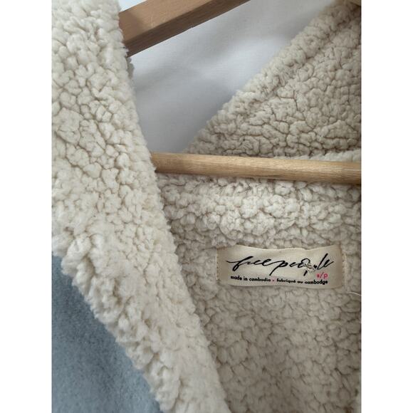 Free People Arcadia fleece landscape sweatshirt coat - Picture 5 of 7